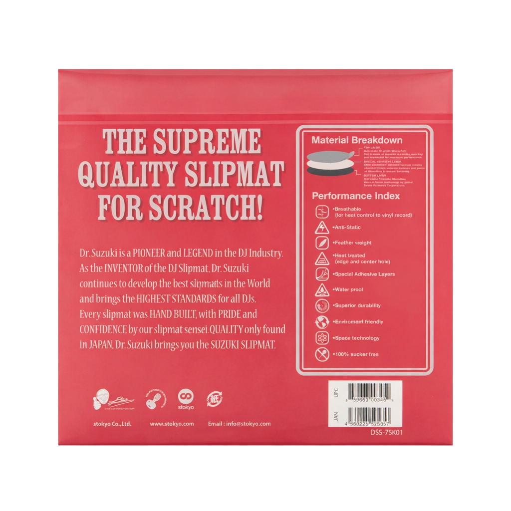 DR. SUZUKI SKRATCH | SLIPMATS & SLIPSHEETS 7"