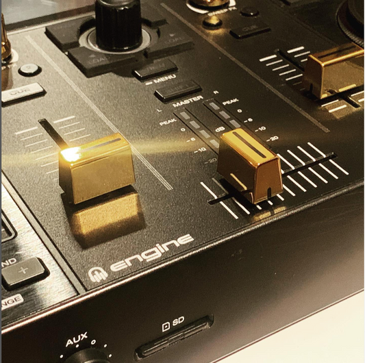 Gold Fader & Knobs | Chroma Caps