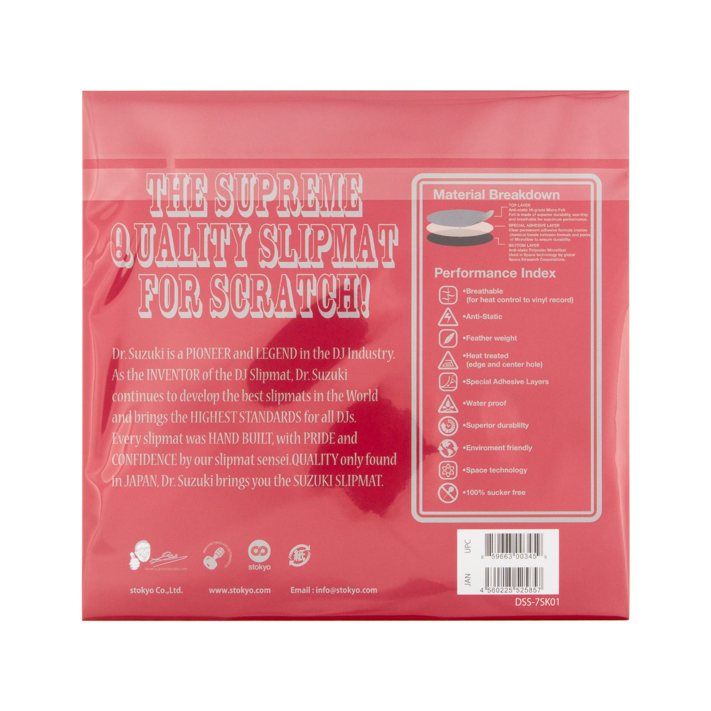 DR. SUZUKI SKRATCH | SLIPMATS & SLIPSHEETS 7"