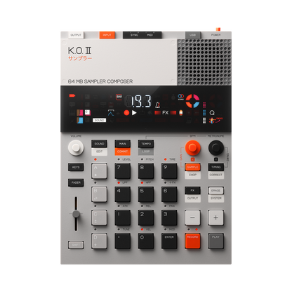 TEENAGE ENGINEERING EP-133 K.O. II SAMPLER/SEQUENCER/COMPOSER