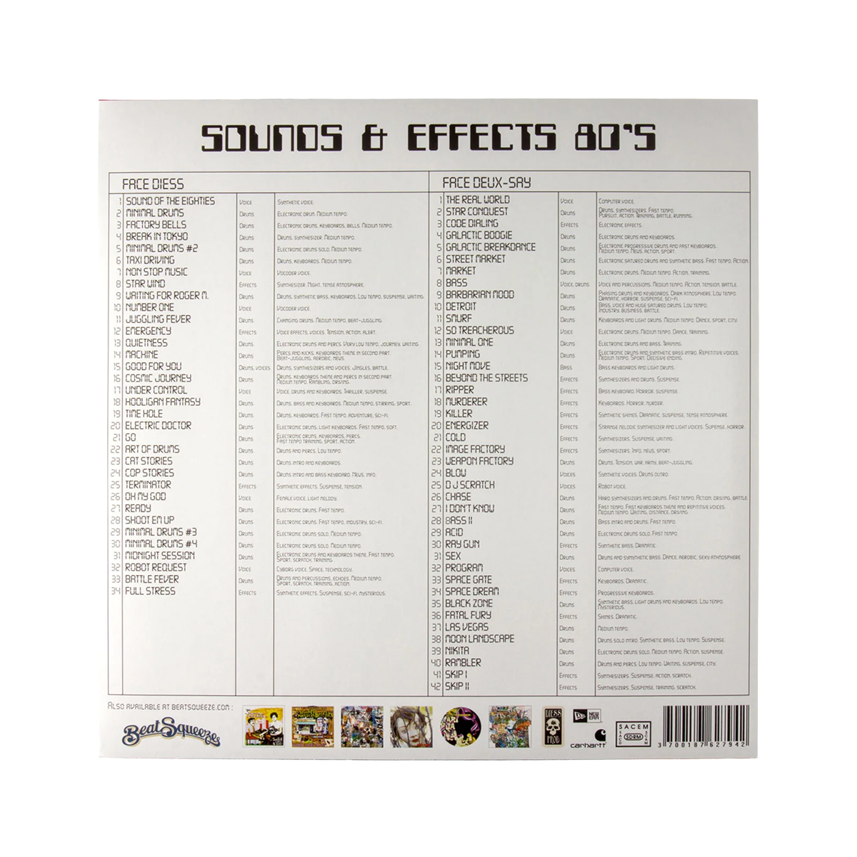 Sound & Effects 80’s | Diess 12"