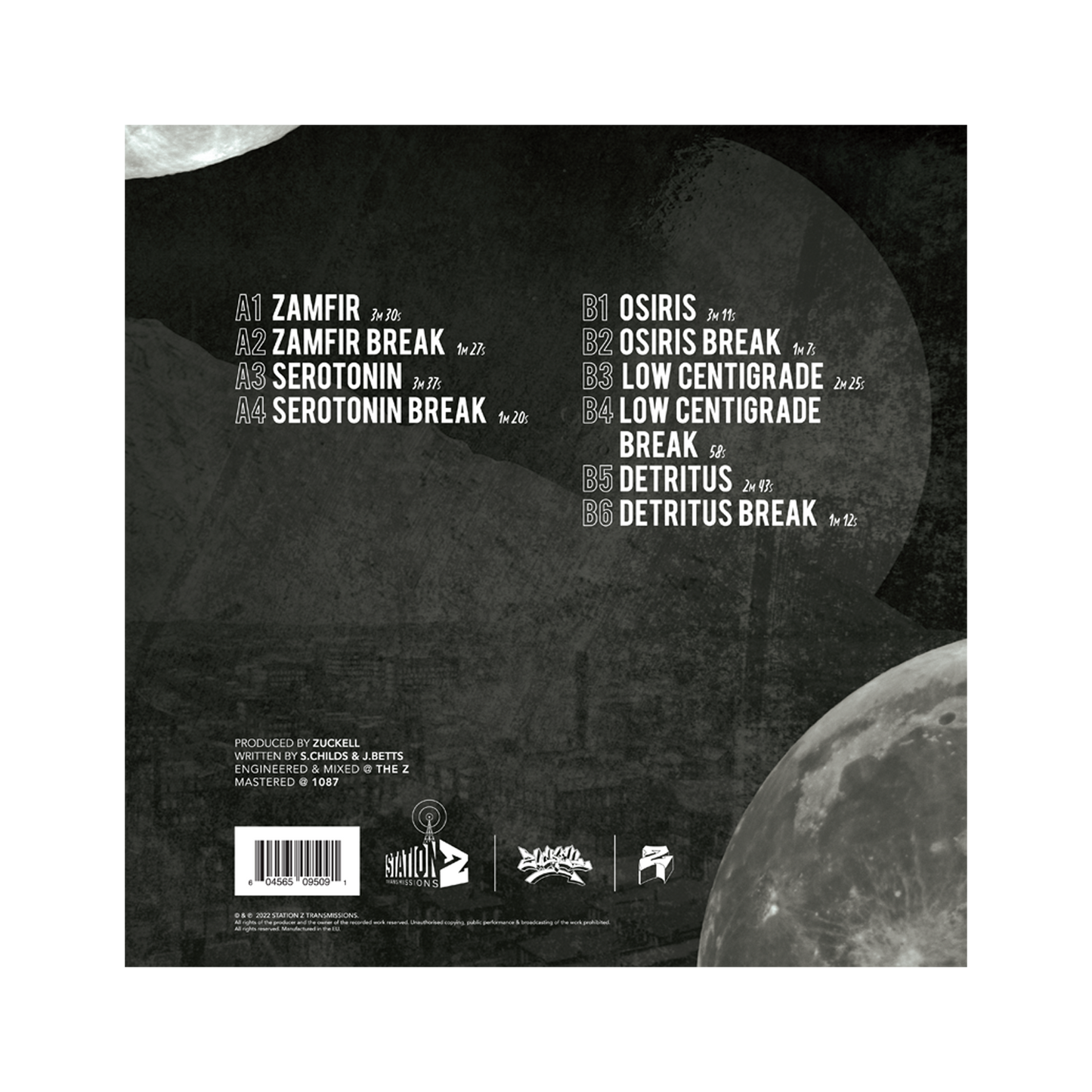 Zuckell & Roughneck Jihad - Bay City Quiet Pills 12 inch EP