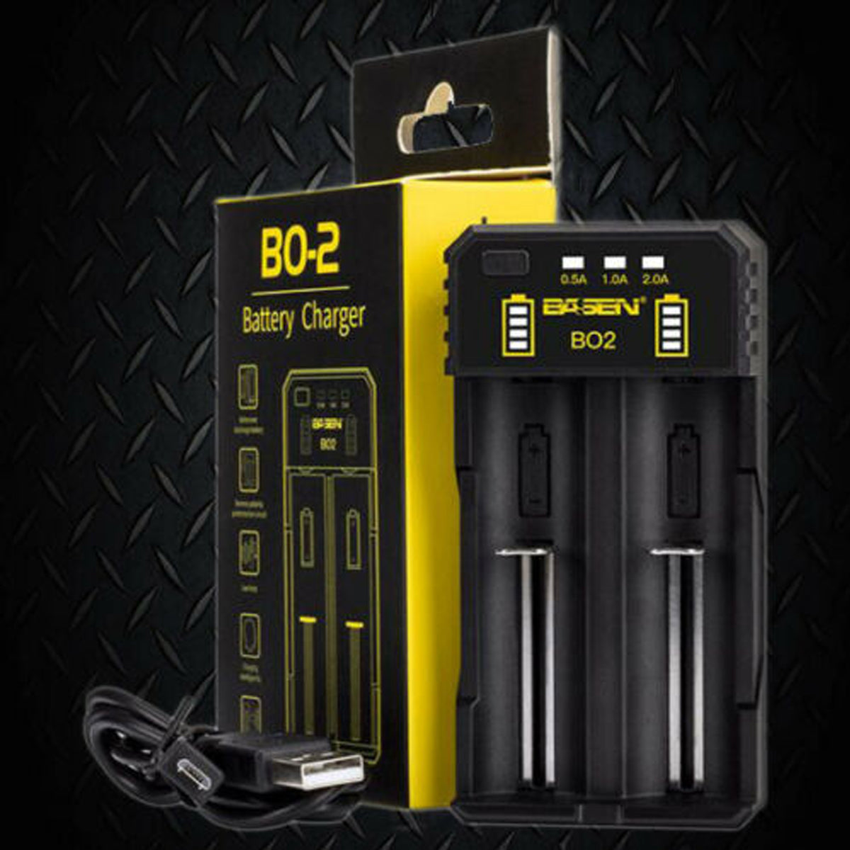 External Dual-Port Battery Charger | 18650