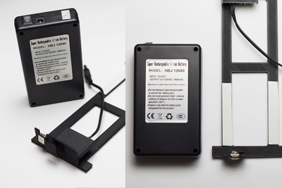Battery Rack Adapter for Numark PT01 Series Turntable | Bihari Designs