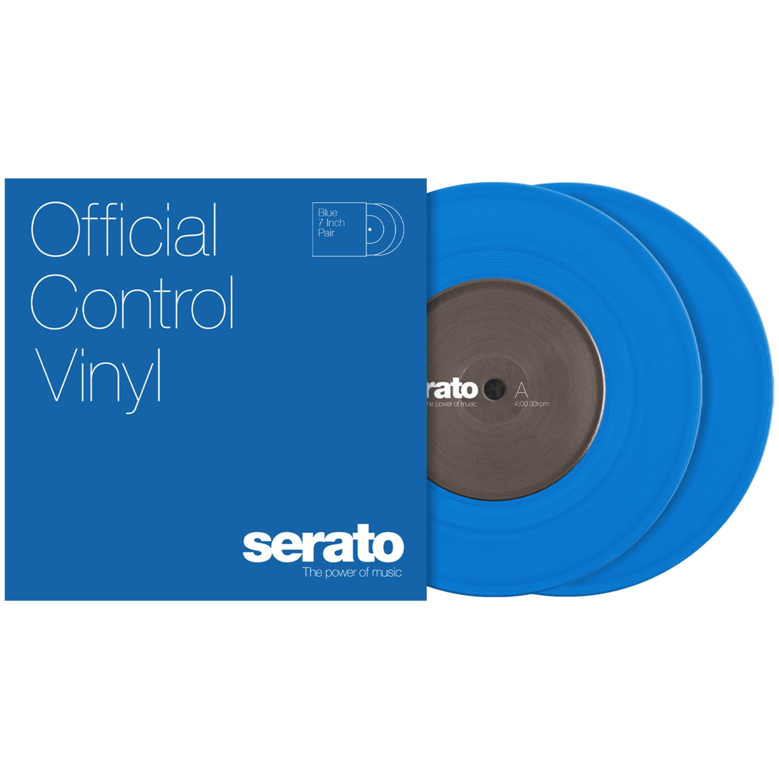 Serato 7 inch Control Vinyl Pair - Blue