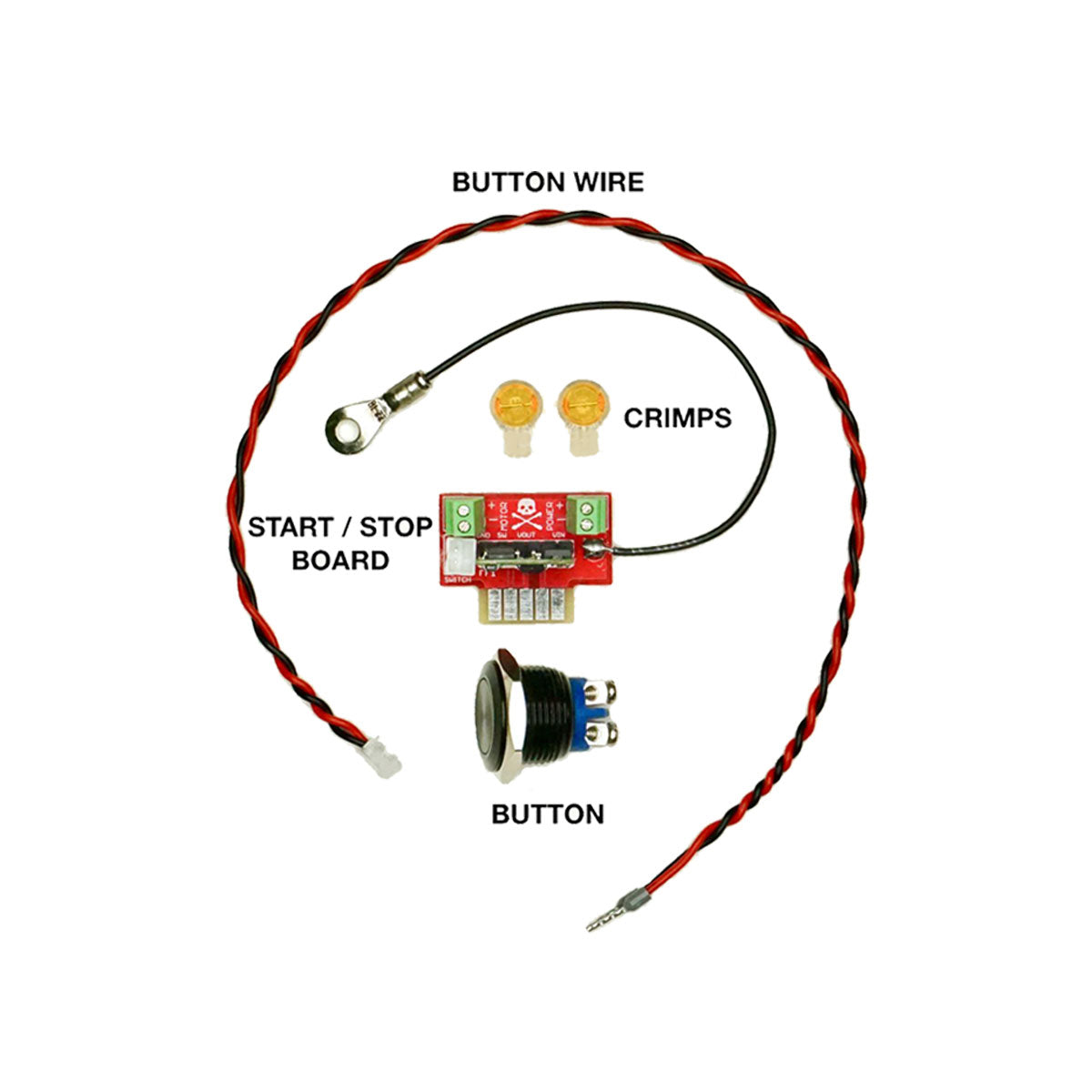 16MM Digital Start|Stop Button Kit