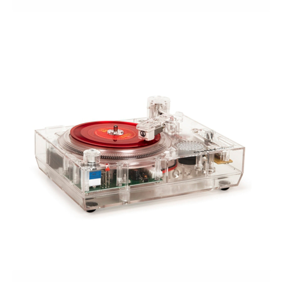 Past and present combine in mini turntable