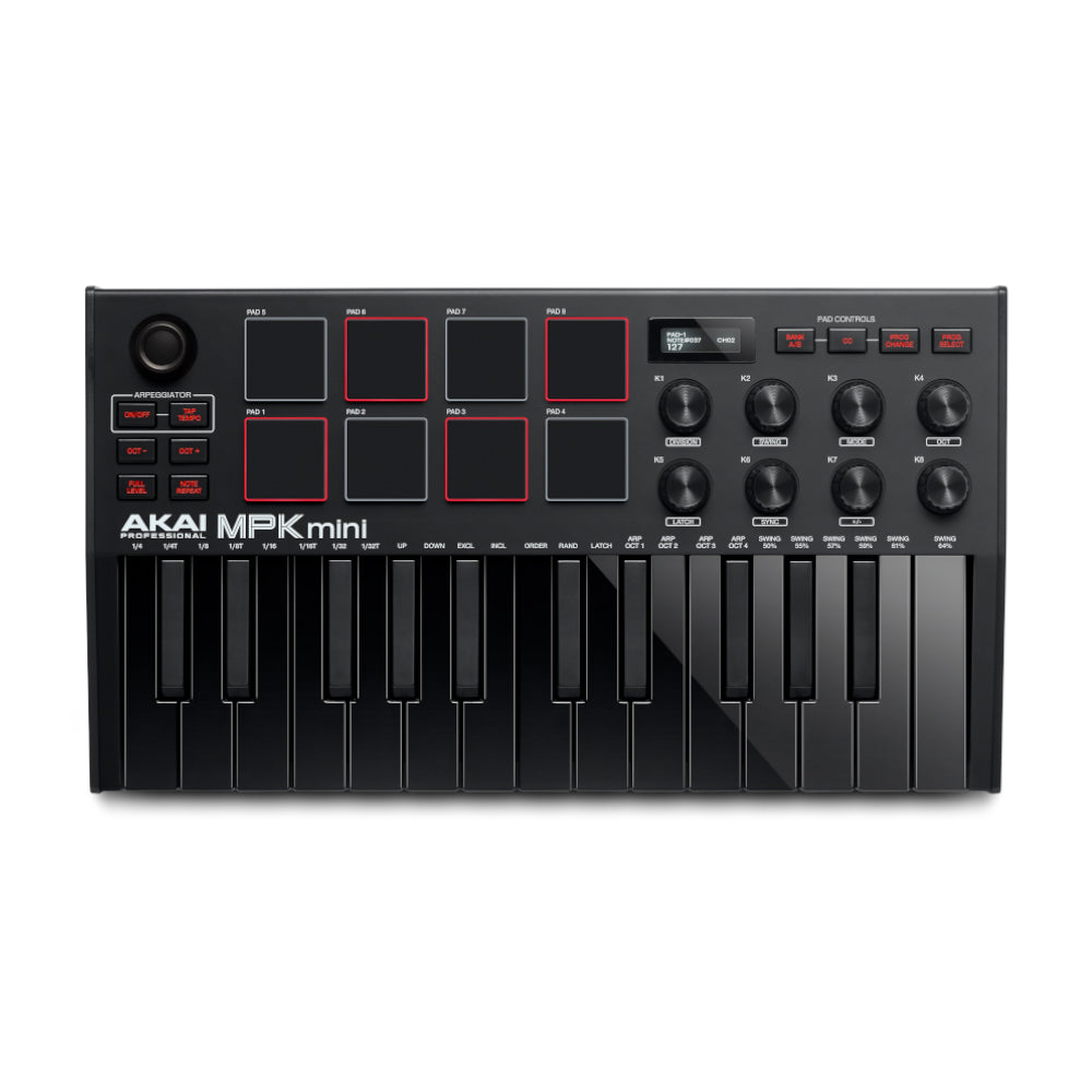 Akai Professional MPK Mini MK3 25-Key MIDI Controller (Grey 