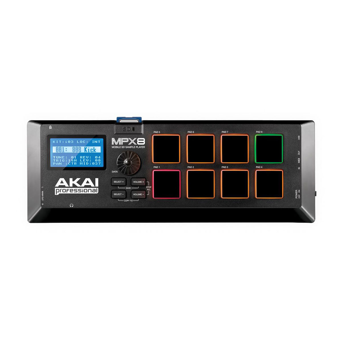 Akai MPX8 Midi Controller